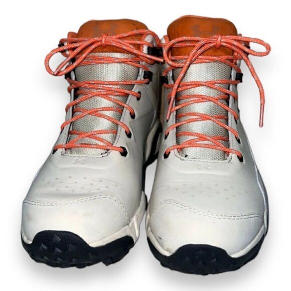 Under Armour Tabor Ridge Hiking Boots Beige/Orange 1264714-280 Women's 7 - Picture 2 of 10